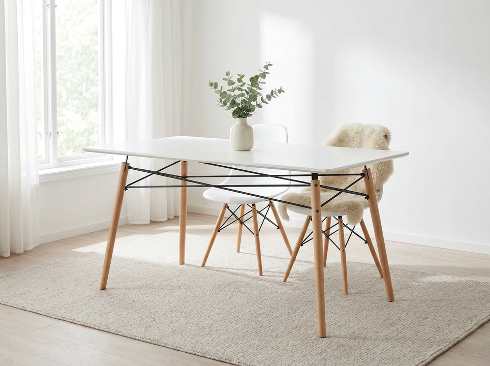 Jaspeni White Desk