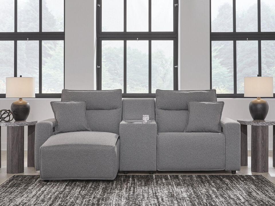 ModMax II 3-Piece Power Reclining Sectional with Chaise and Console