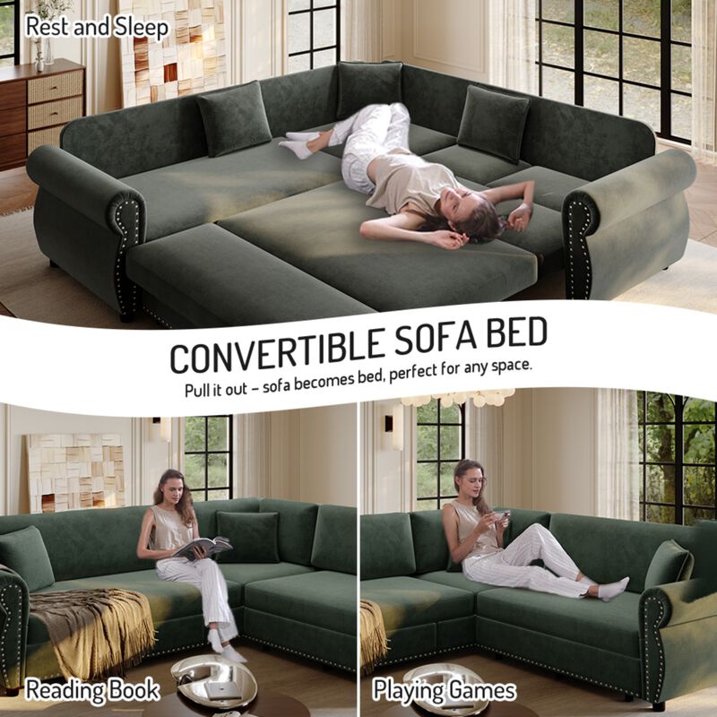 Vickco L-Shaped Sofa image number 4