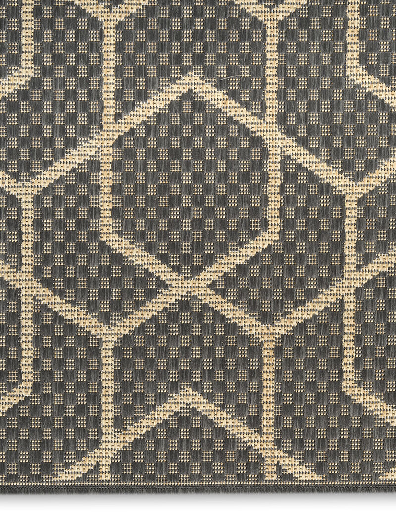 Horizon Indoor/Outdoor HOZ01 Charcoal 4' x 6' Rug