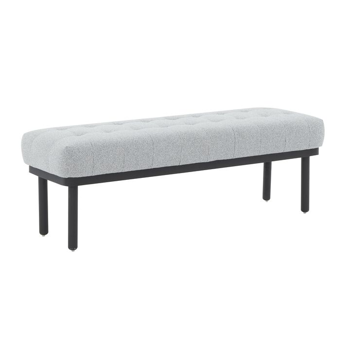 Olivia Boucle Bench
