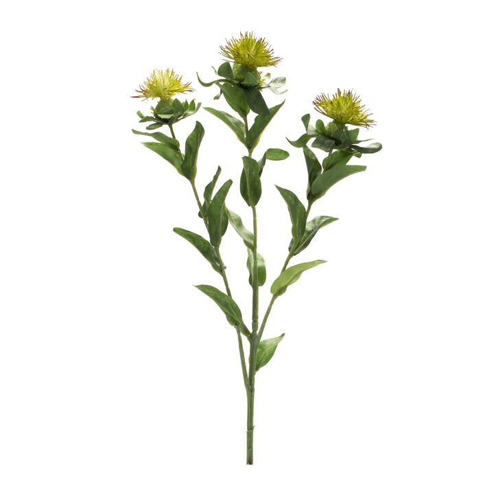 Thistle Floral Spray for Rustic Home Décor and Floral Arrangements (Set of 6)