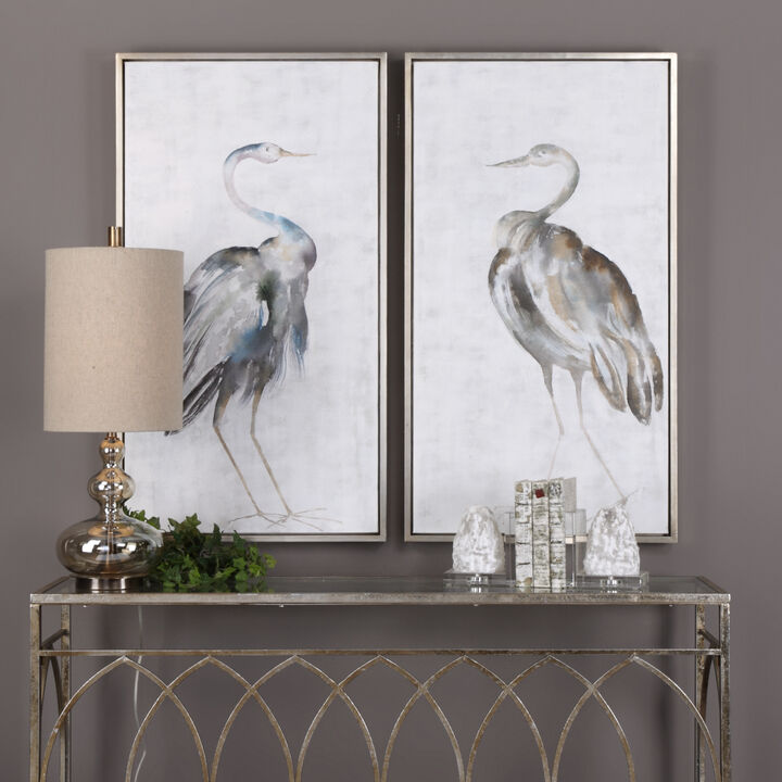 Summer Birds Framed Art (Set of 2)