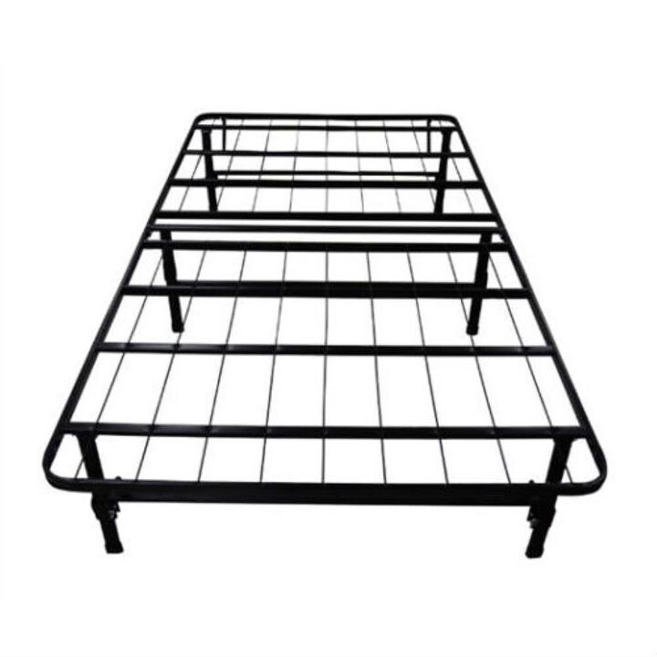 Hivvago Twin size Black Metal Platform Bed Frame