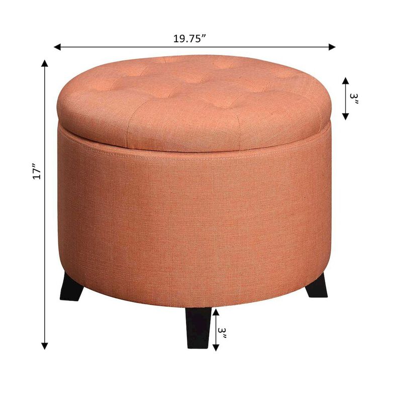 Convience Concept, Inc. Designs4Comfort Round Storage Ottoman