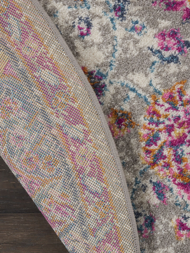 Passion PSN22 Gray/Multicolor 5'3" x 7'3" Rug image number 2