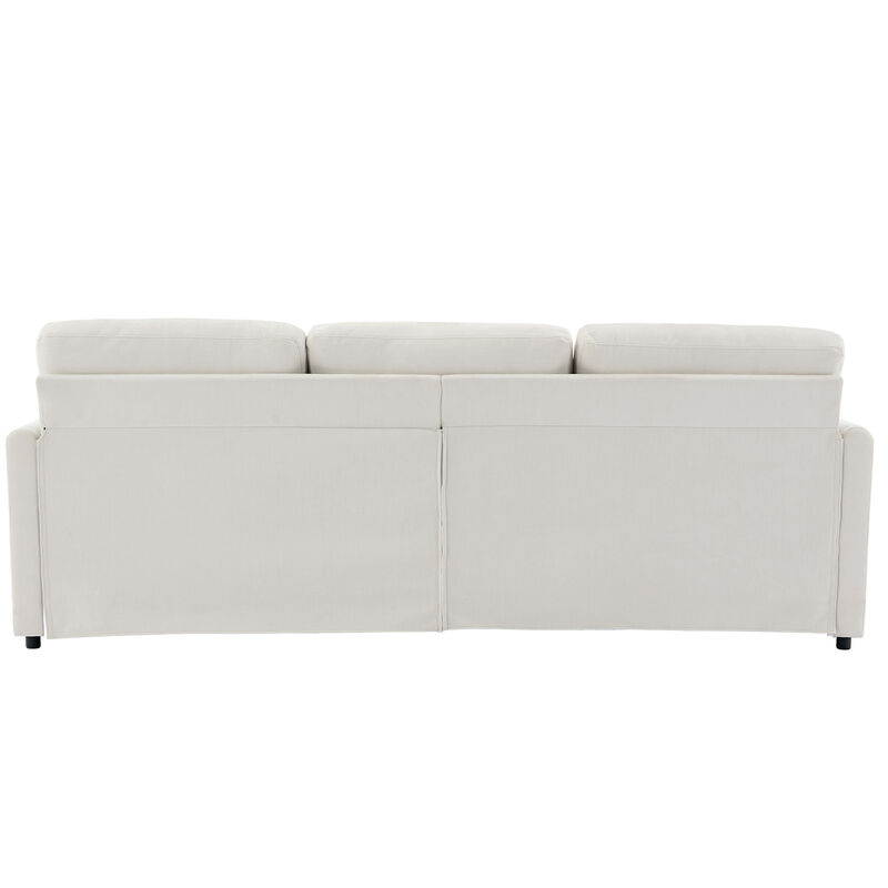 Merax Modern Chenille 3-seater Sofa Couch for Living Room