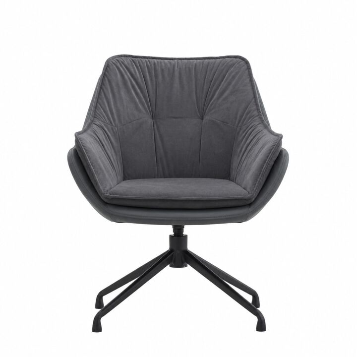 GOODSILO Ergonomic High Back Faux Leather Office Chair with Adjustable Height, 360&deg; Swivel and Soft Padding for All-Day Comfort