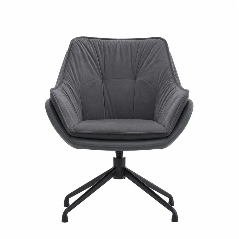 GOODSILO Ergonomic High Back Faux Leather Office Chair with Adjustable Height, 360&deg; Swivel and Soft Padding for All-Day Comfort image number 0