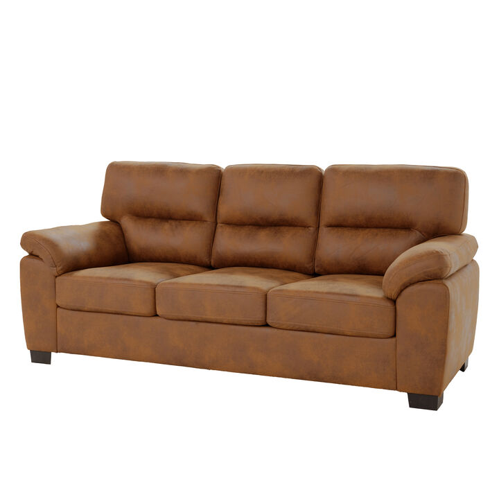 Domord Modern 81" Foil Fabric Sofa