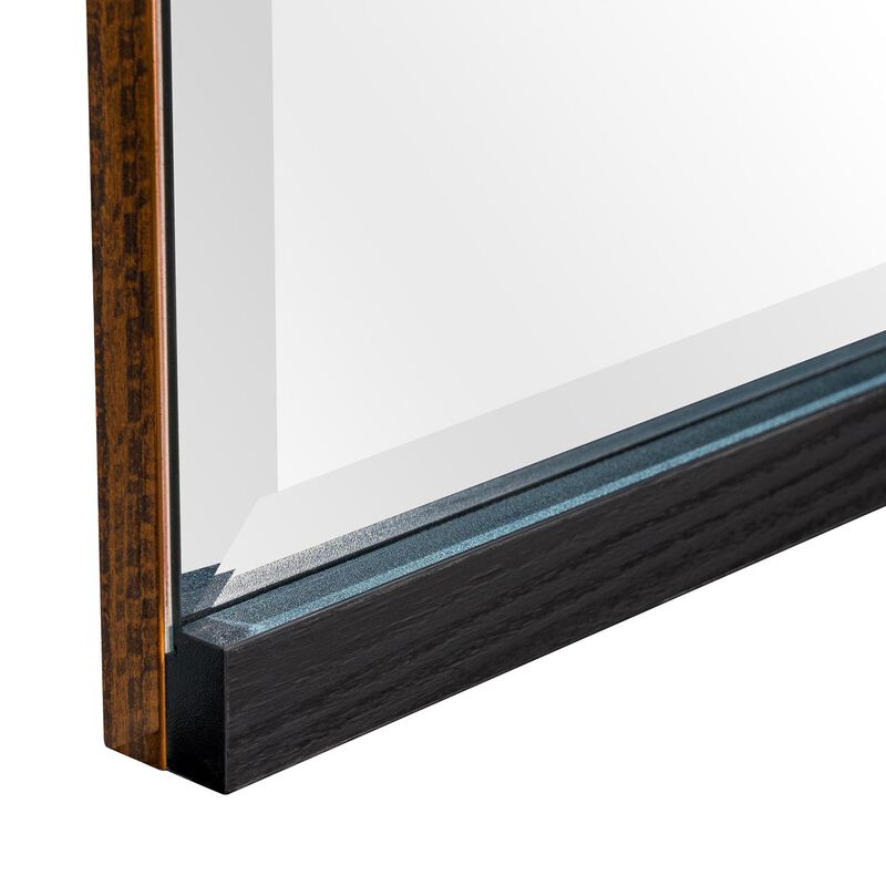 Michael Amini Kayner Dresser Mirror with LED Lights - Charcoal image number 3