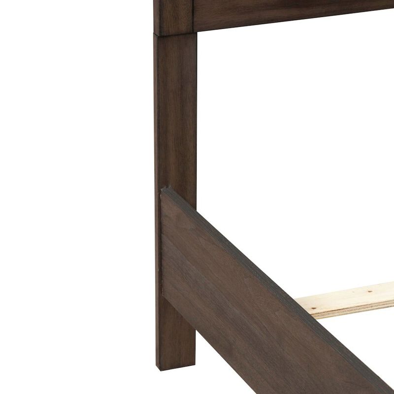 Liberty Furniture Modern Edge King Upholstered Bedframe for Bedroom - Caffe Brown image number 6