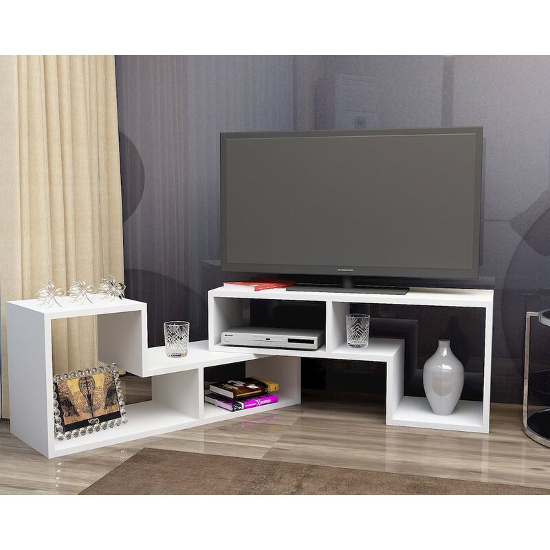 Decorotika Cubicco Tv Stand White