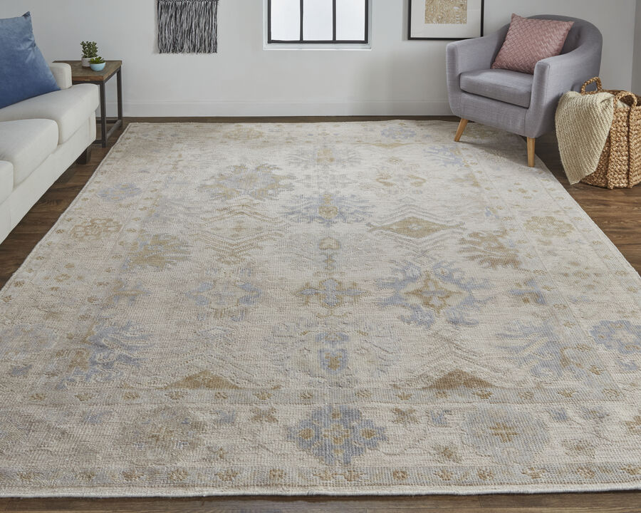 Wendover 6841F Ivory/Tan/Blue 2' x 3' Rug
