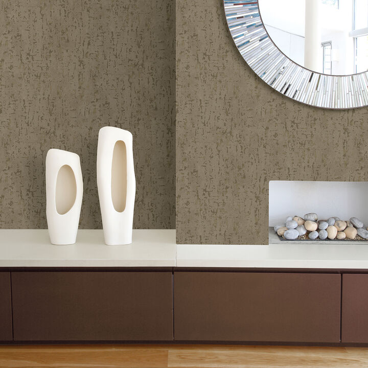 Malawi Brown Leather Texture Wallpaper