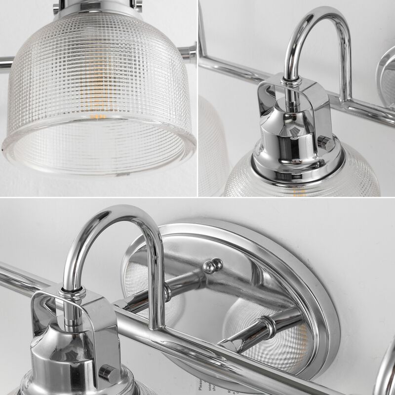 Virginia Metal/Glass LED Vanity Light