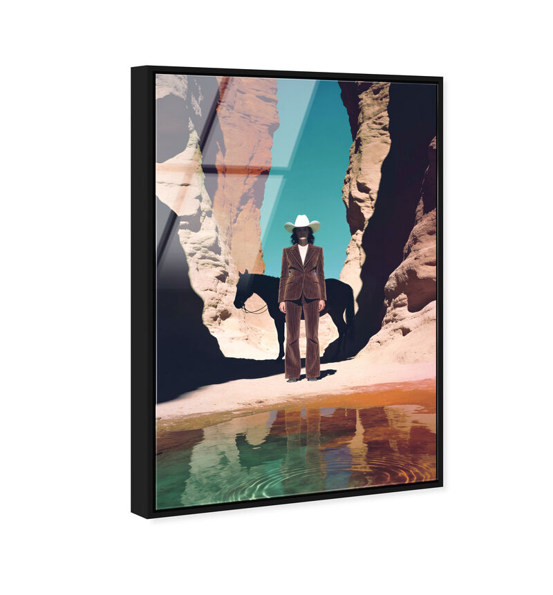 Cowgirl's Surreal Nature and Landscape Canvas Print by Oliver Gal image number 2