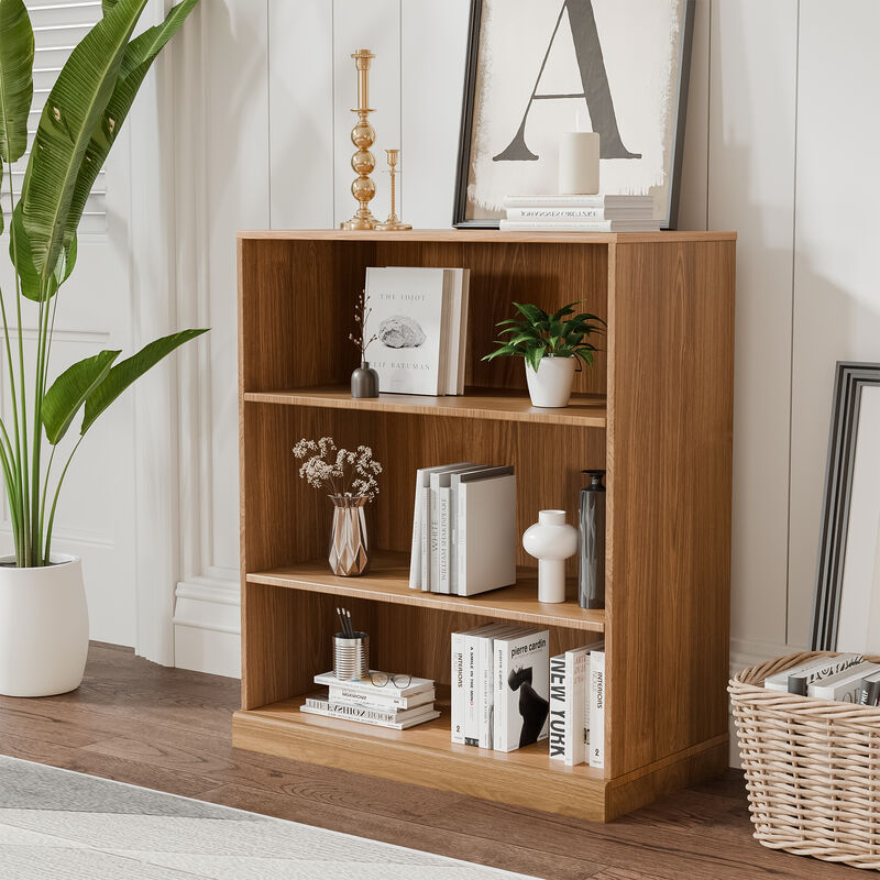 Wood Accent Sideboard Cabinet, Storage Organizer with Adjustable Shelves