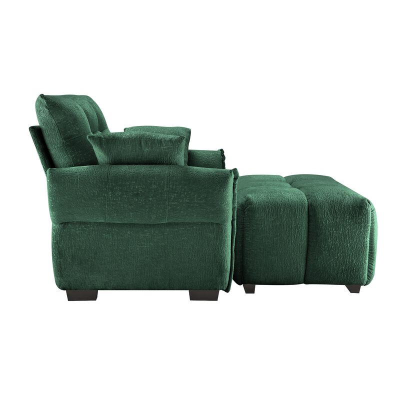 Merax Single Sofa Chair with 1 Ottoman