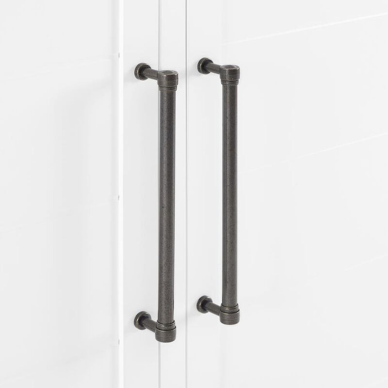 Crosley Furniture Bartlett Wood Top Kitchen Island W/Uph Square Stools