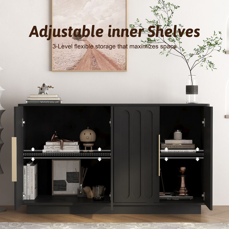 Nerdta Modern Sideboard Buffet Cabinet image number 5