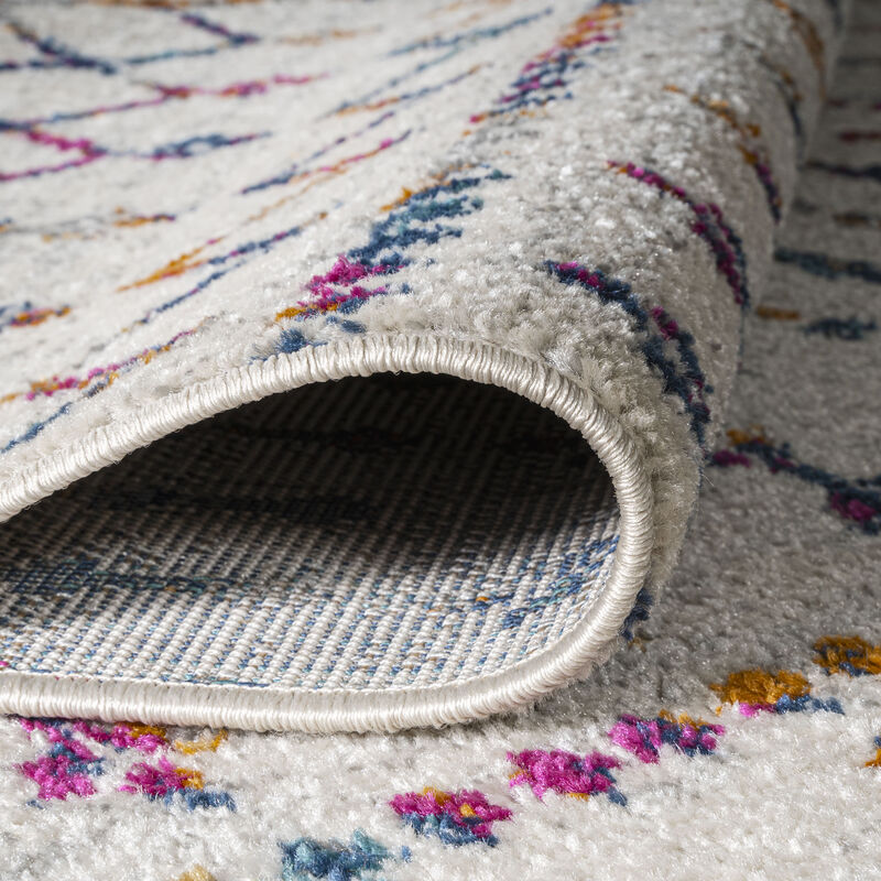 Moroccan Hype Boho Vintage Diamond Area Rug