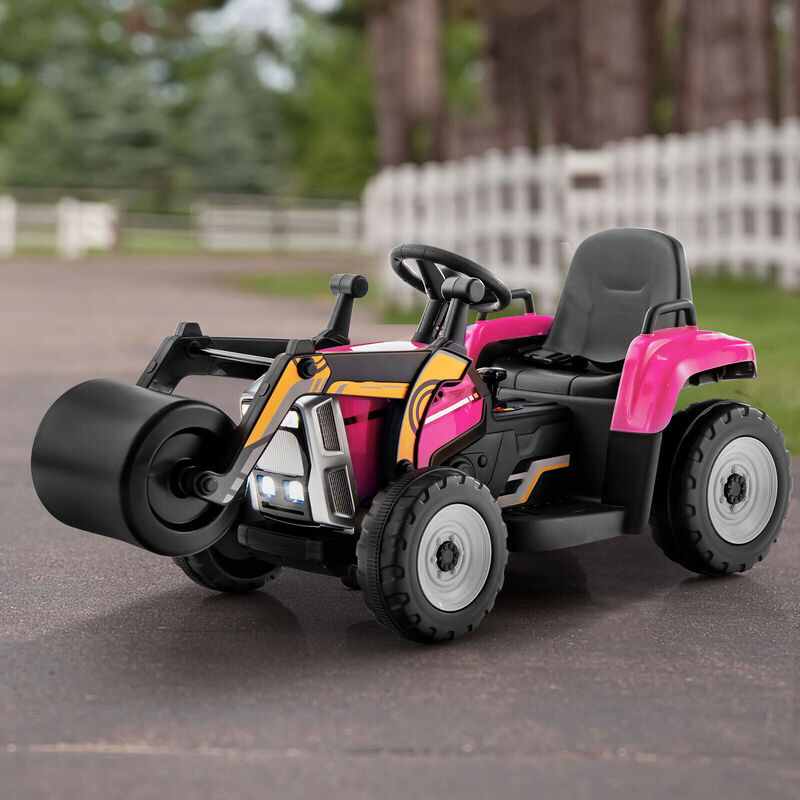 Kids 12V Ride On Construction Road Roller image number 3