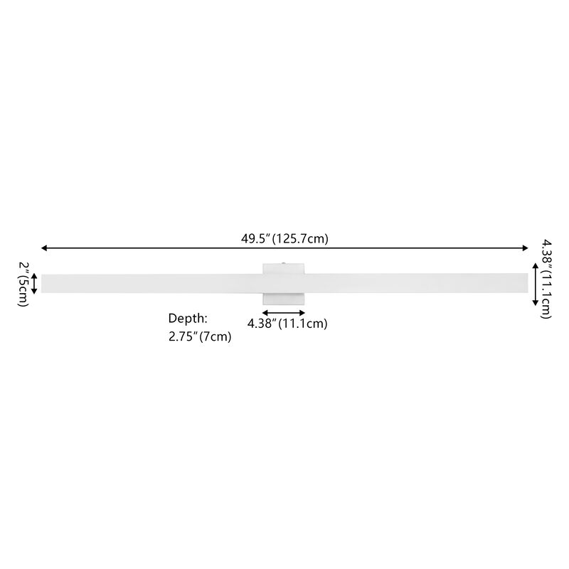 Vara Modern Minimalist Indoor/Outdoor Metal 350-Degree Rotatable Dimmable Integrated LED Wall Sconce