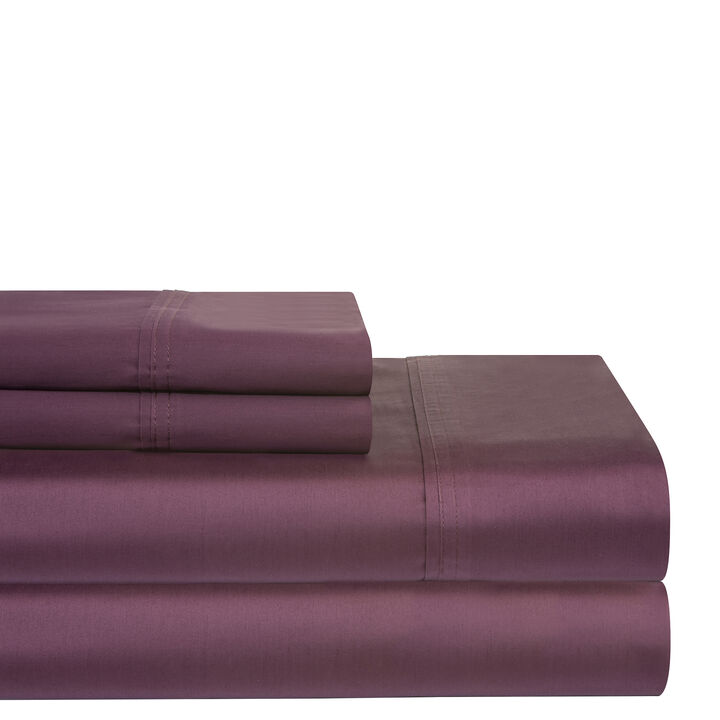 Pointehaven 400 Thread Count Deep Pocket Long Staple Cotton 4 pc Sheet Set.