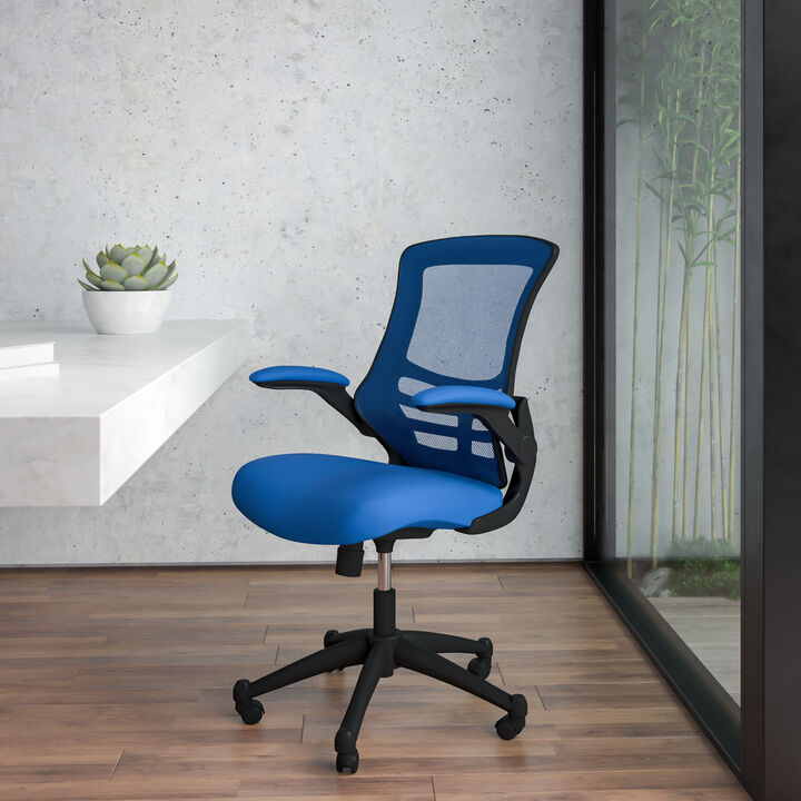 Kelista Desk Chair with Wheels | Swivel Chair with Mid-Back Mesh