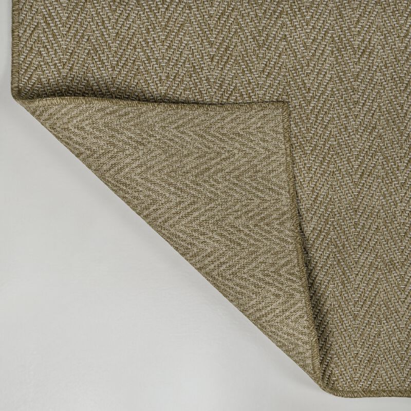 Rowena Smart Jute Scandinavian Boho Herringbone Weave Indoor/Outdoor Area Rug image number 6