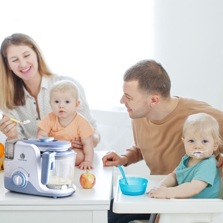 VENTRA Baby Food Maker for Twins & Triplets, All-in-one Large Capacity Baby Food Processor