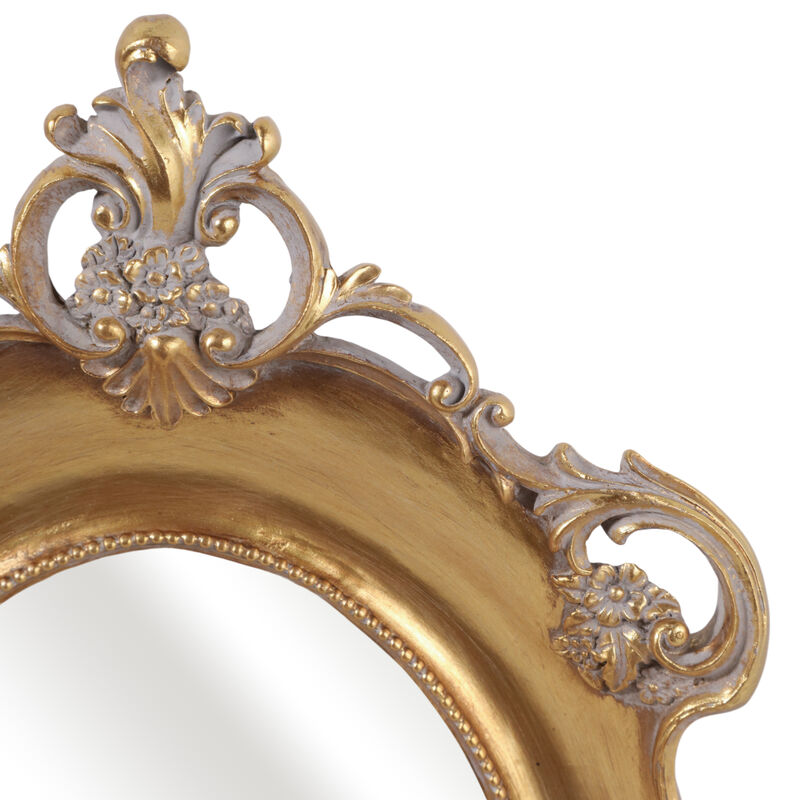 Baroque Table Top Mirror, Gold image number 5