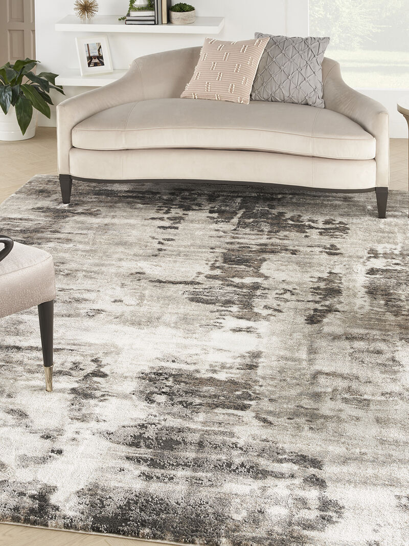 American Manor AMR04 Ivory/Mocha 9' x 12' Rug