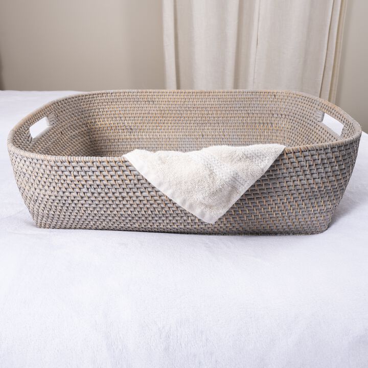 Saboga Home&trade; Rectangular Oblong Storage Basket