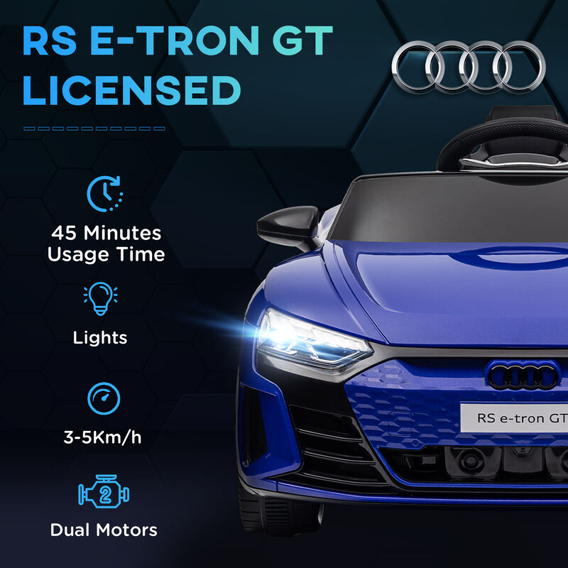 BreeBe Audi RS e-tron GT 12V Ride On Car for Kids with Parent Remote image number 6