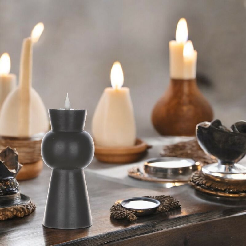 Simplux LED Designer Candle with 4 and 8 Hour Timer (Set of 2) for Convenient and Elegant Lighting