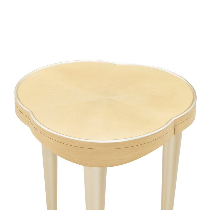 Michael Amini Camellia Field Chairside Table - Caramel image number 8