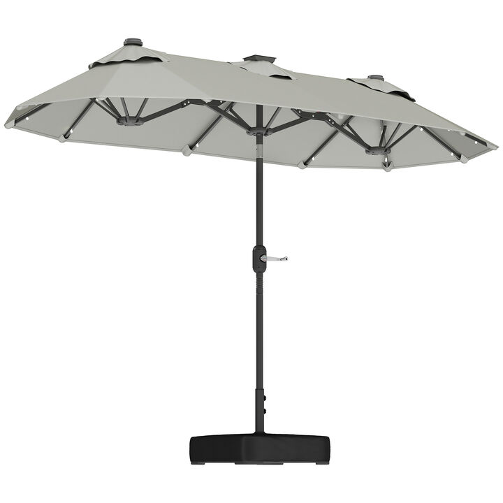 Offset Cantilever Umbrella &ndash; Durable Patio Sunshade with Tilt Feature for Outdoor Spaces