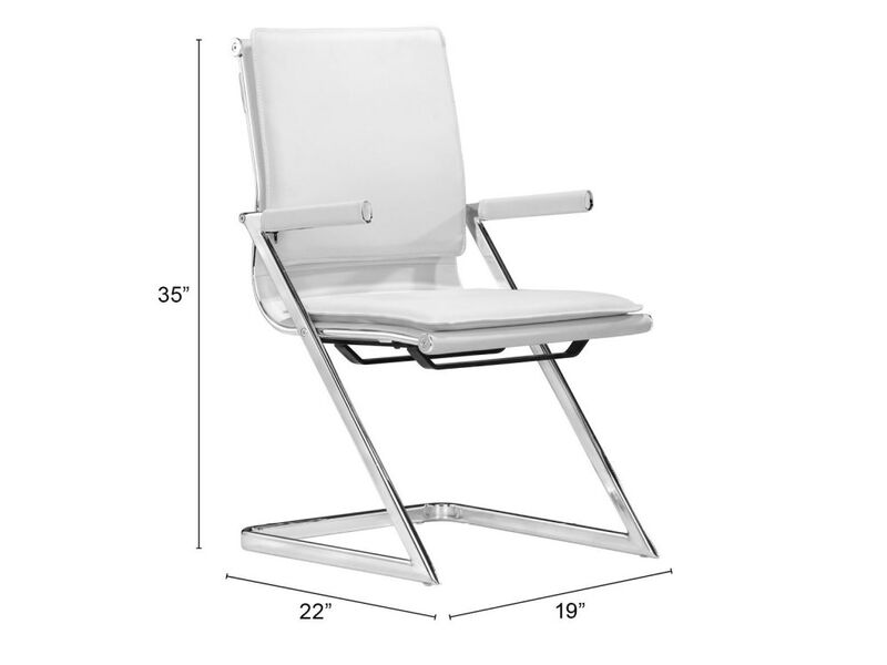 Lider Plus Conference Chair (Set of 2) White