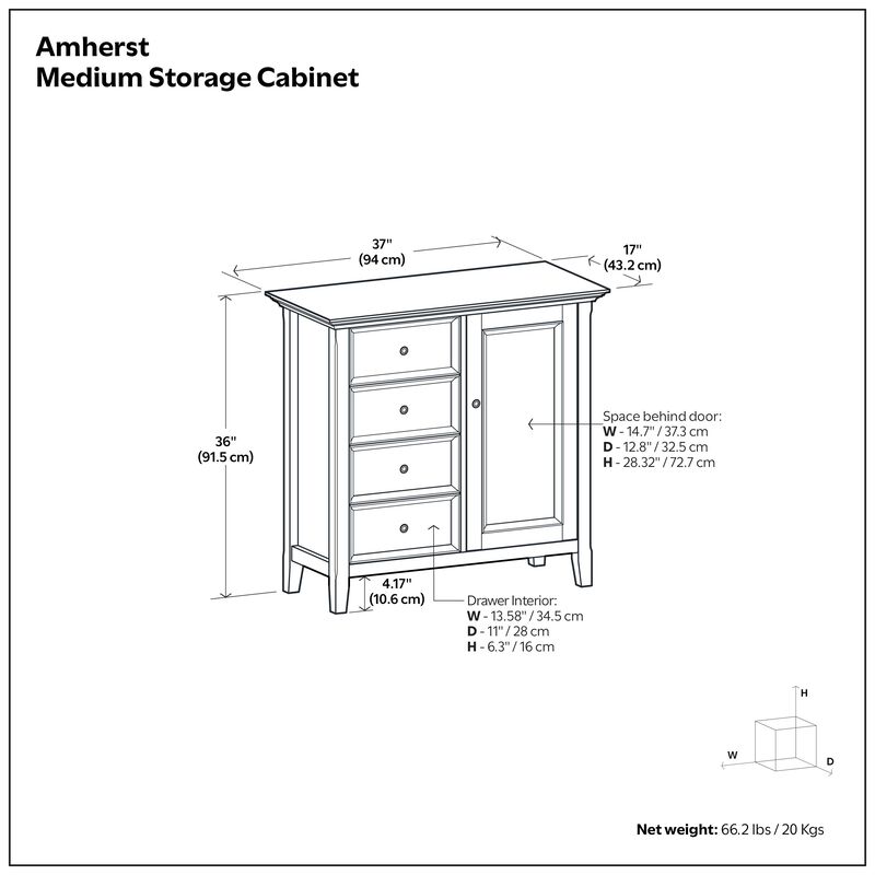 Amherst Medium Storage Cabinet image number 9