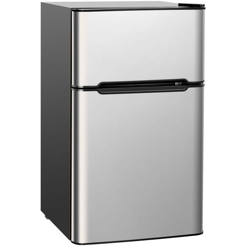 Compact Stainless Steel Refrigerator