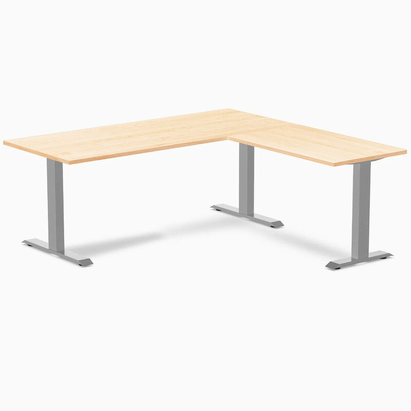 Desky Zero Hardwood L-Shape Office Desk image number 0
