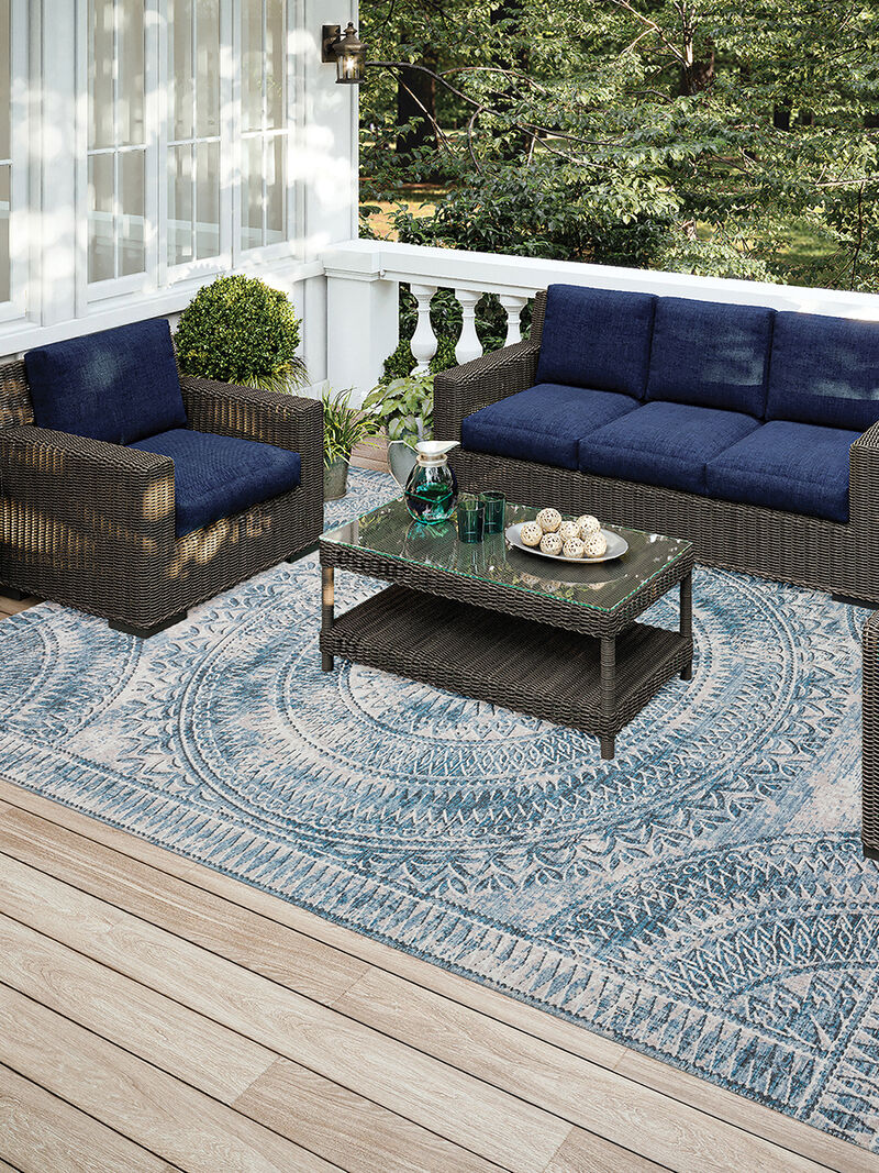Sedona SN7 Indigo 3' x 5' Rug