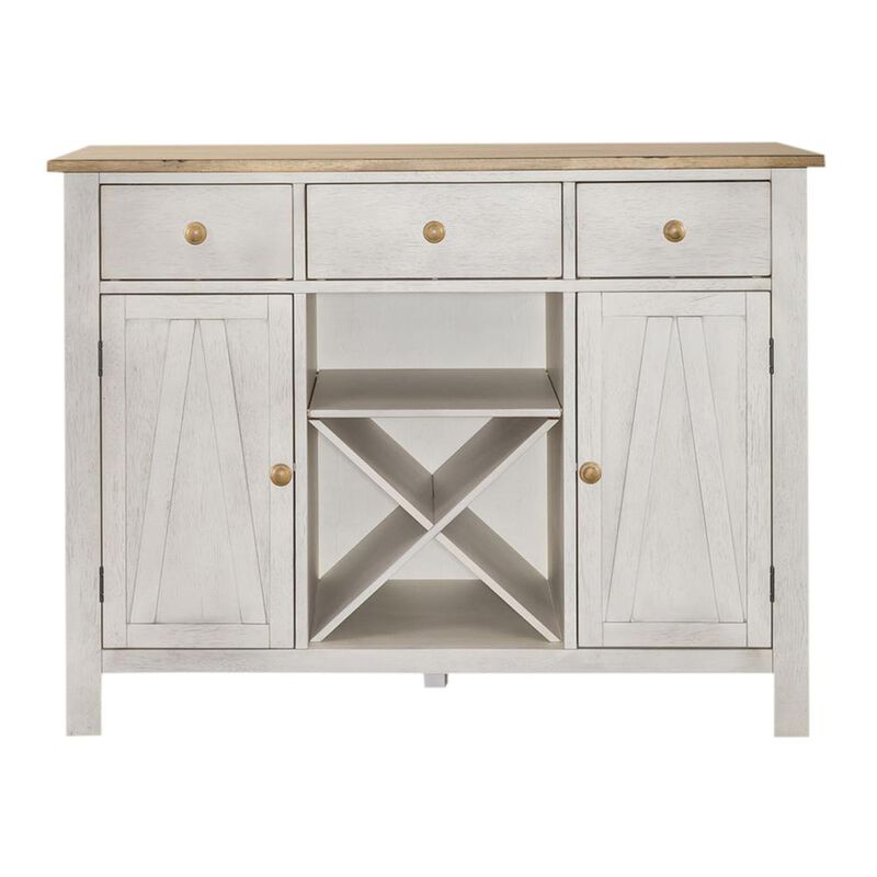 Liberty Furniture Lindsey Farm Server in Weathered image number 4