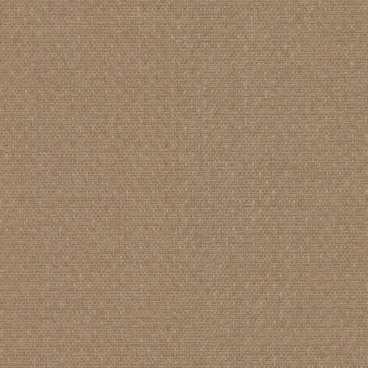Huiqing Brown Geometric Weave Wallpaper (Set of 2)