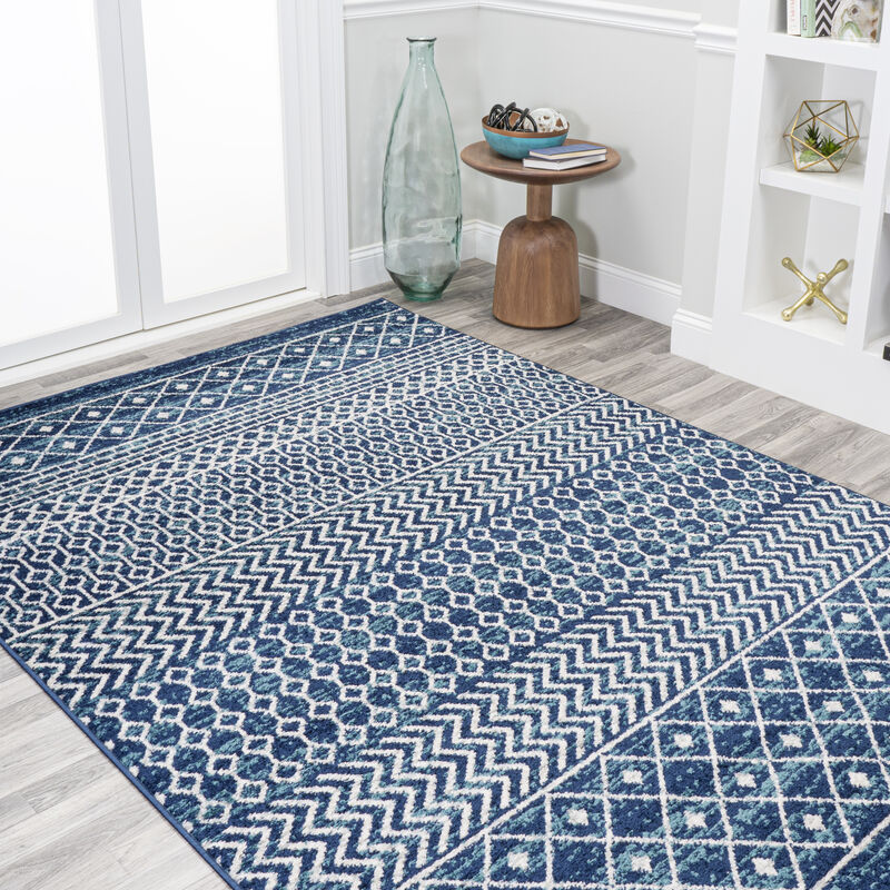 Arta Moroccan Vintage Geometric Rug Area Rug