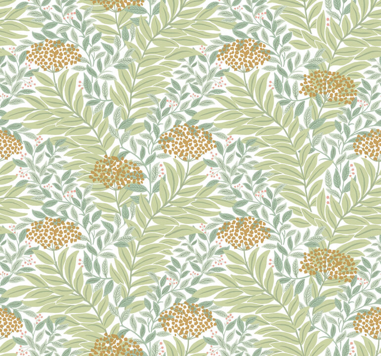 Highgrove White Wallpaper