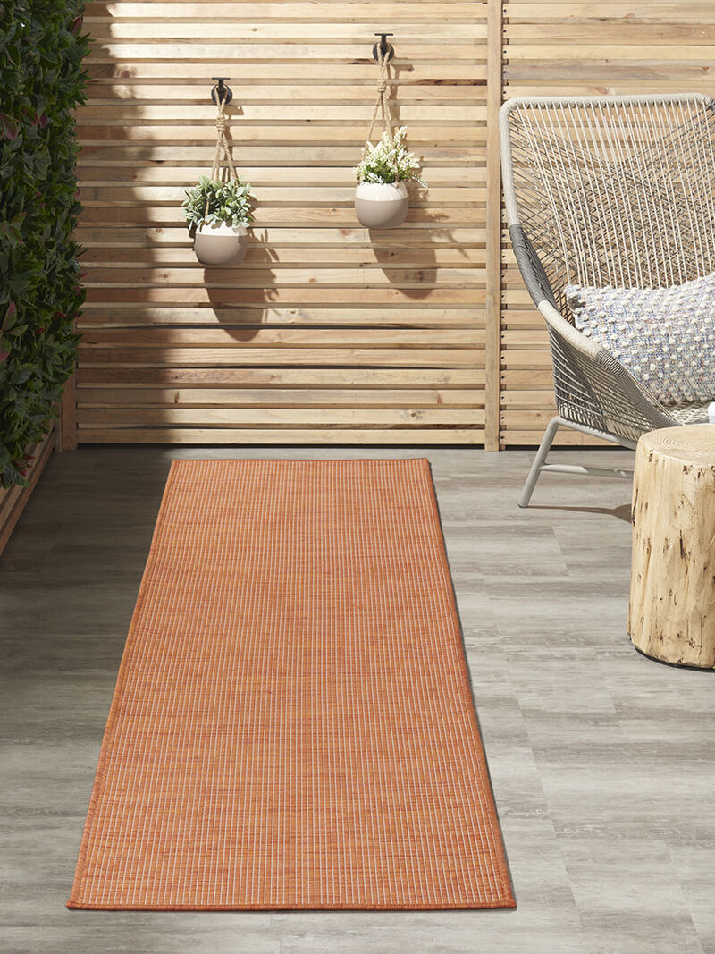 Positano POS01 Terracotta 2' x 6' Rug image number 1