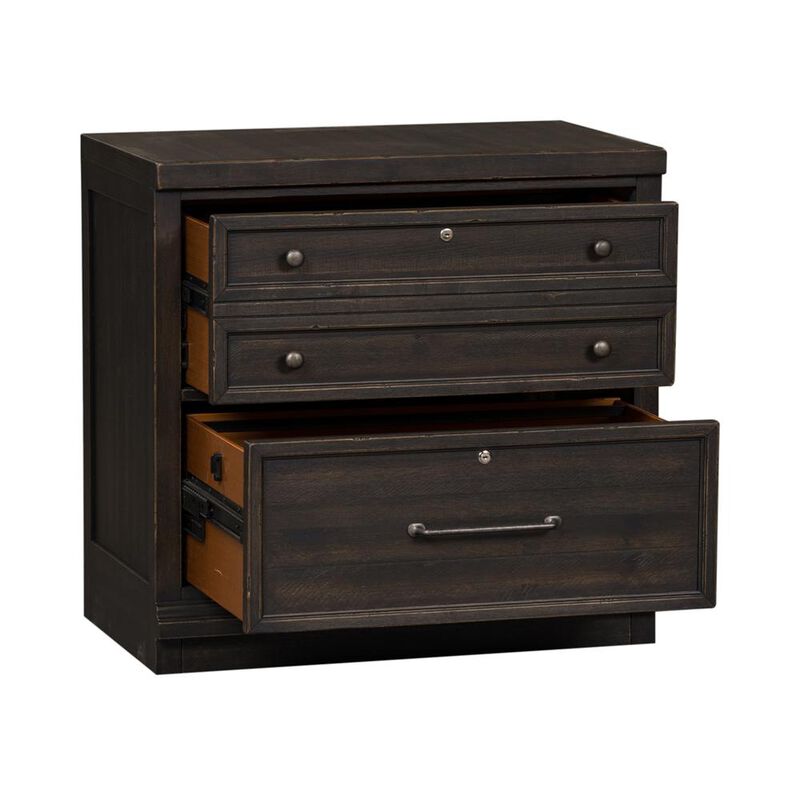 Liberty Furniture Harvest Home Bunching Lateral File Cabinet in Chalkboard image number 2
